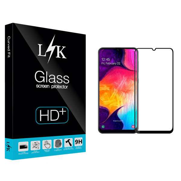 محافظ صفحه نمایش ال کی مدل Hard glass مناسب برای گوشی موبایل سامسونگ Galaxy A20e