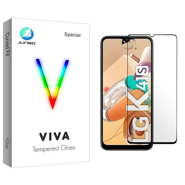 محافظ صفحه نمایش شیشه ای جانبو مدل Viva مناسب برای گوشی موبایل ال جی K41s
