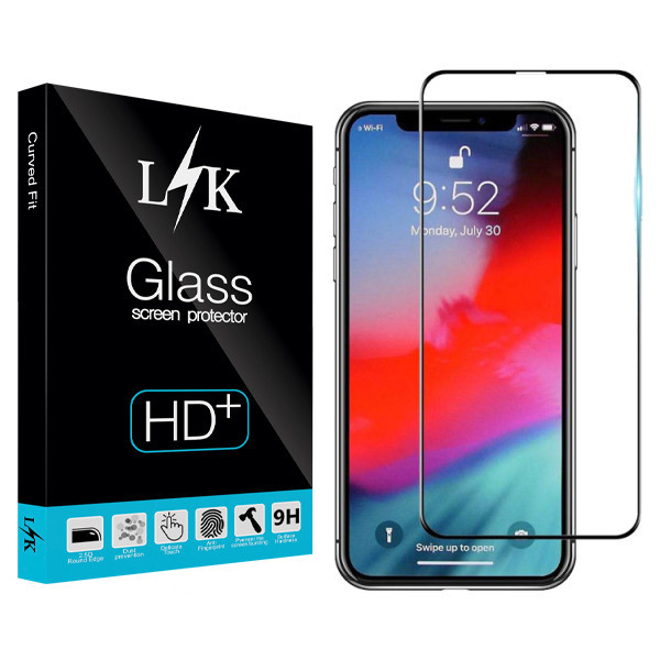 محافظ صفحه نمایش سرامیکی مات ال کی مدل +HD مناسب برای گوشی موبایل اپل Iphone x