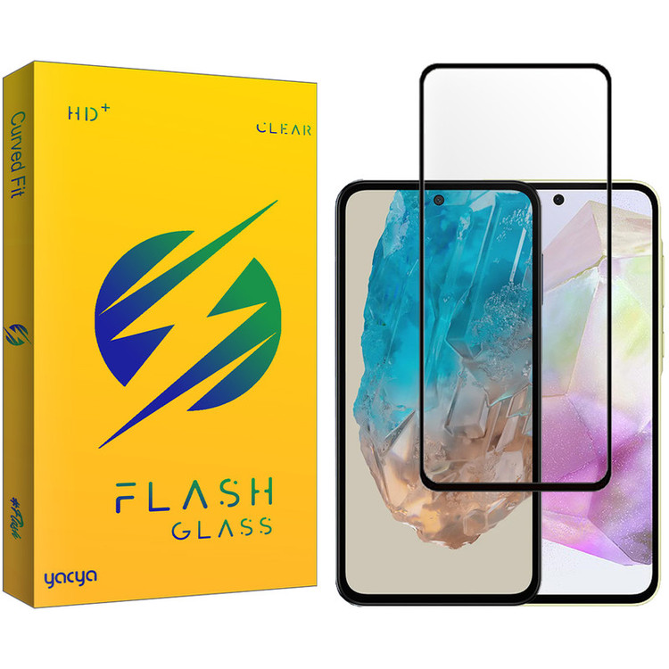 محافظ صفحه نمایش یاکیا مدل Flash مناسب برای گوشی موبایل سامسونگ Galaxy M35 /A35