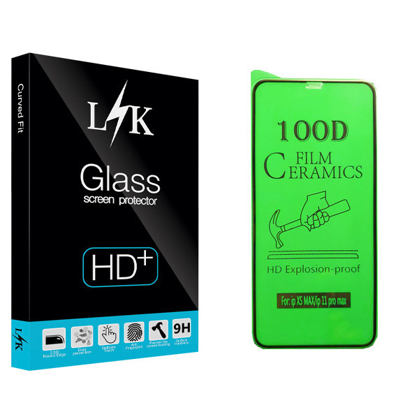 محافظ صفحه نمایش سرامیکی ال کی مدل +HD مناسب برای گوشی موبایل اپل iPhone 11 Pro Max