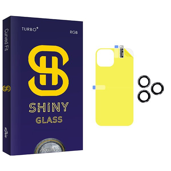 محافظ پشت گوشی آتوچبو مدل Shiny مناسب برای گوشی موبایل اپل iPhone 12 Pro Max به همراه محافظ لنز گوشی