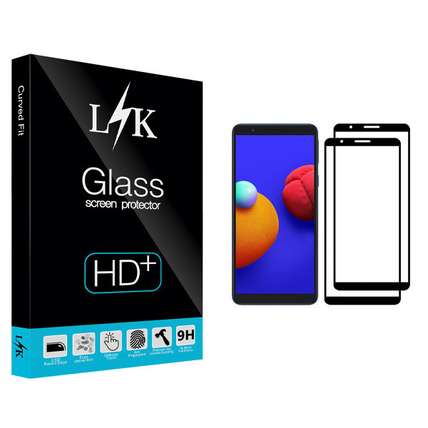 محافظ صفحه نمایش ال کی مدل +LITE مناسب برای گوشی موبایل سامسونگ Galaxy A01 Core بسته دو عددی