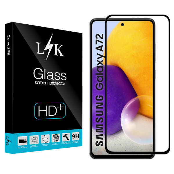 محافظ صفحه نمایش ال کی مدل +LITE مناسب برای گوشی موبایل سامسونگ Galaxy A72