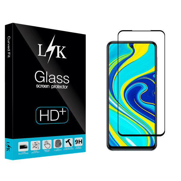محافظ صفحه نمایش سرامیکی ال کی مدل Hard glass مناسب برای گوشی موبایل شیائومی Redmi Note 9S