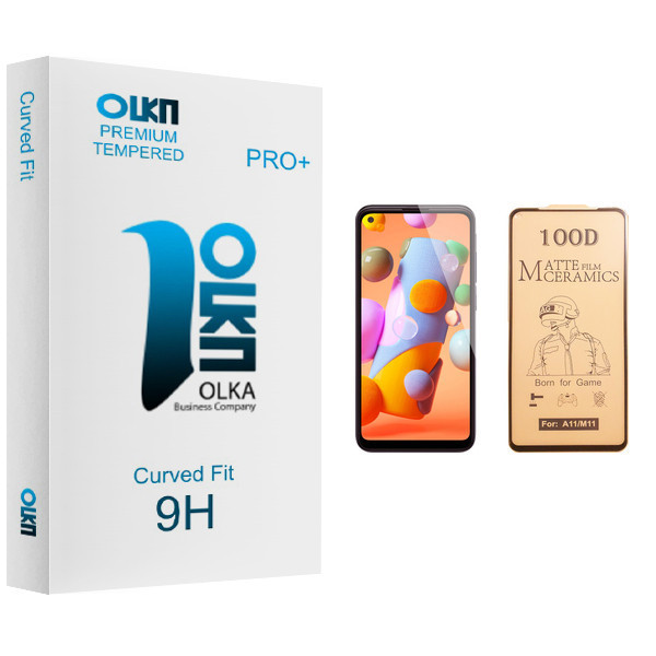 محافظ صفحه نمایش سرامیکی الکا مدل Premium glass مناسب برای گوشی موبایل سامسونگ Galaxy A11