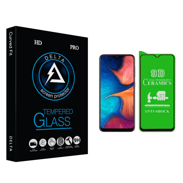 محافظ صفحه نمایش سرامیکی دلتا مدل HD مناسب برای گوشی موبایل سامسونگ Galaxy A10s