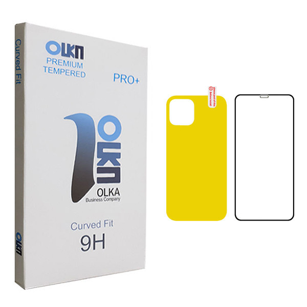 محافظ صفحه نمایش الکا مدل +PRO مناسب برای گوشی موبایل اپل iPhone 12 Pro Max به همراه محافظ پشت گوشی