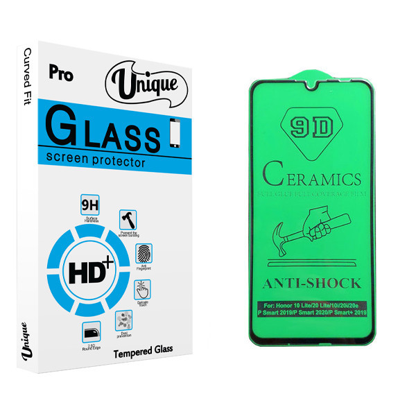 محافظ صفحه نمایش سرامیکی یونیک مدل +Clear مناسب برای گوشی موبایل هوآوی P Smart 2019