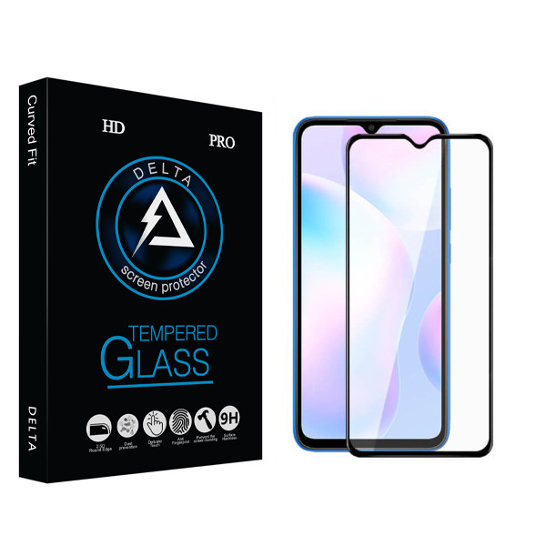 محافظ صفحه نمایش دلتا مدل Fit مناسب برای گوشی موبایل شیائومی Redmi Note 9