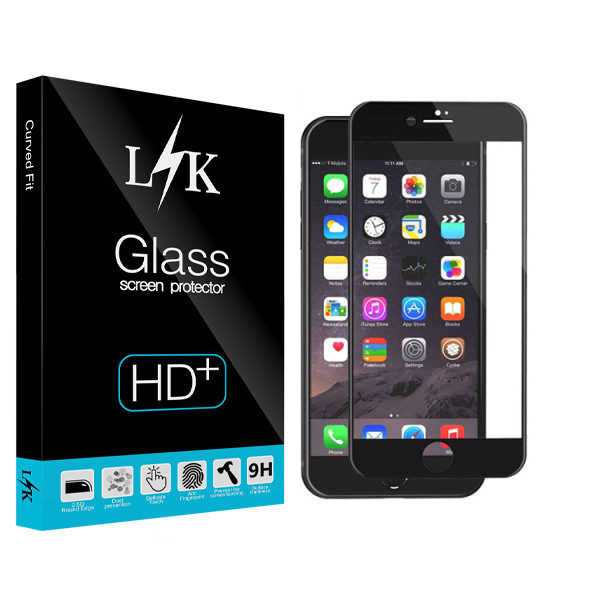 محافظ صفحه نمایش ال کی مدل +HD مناسب برای گوشی موبایل اپل Iphone 8 plus
