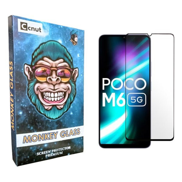 محافظ صفحه نمایش شیشه ای کوکونات مدل mnk مناسب برای گوشی موبایل شیائومی Poco M6