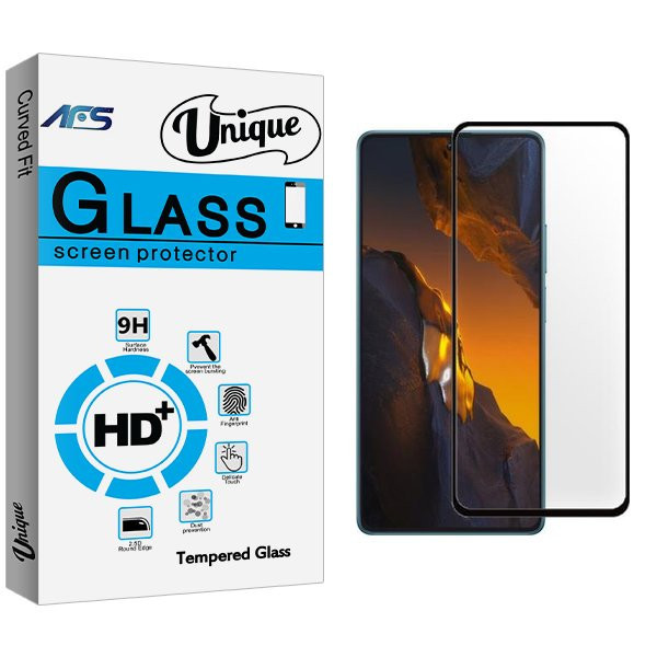 محافظ صفحه نمایش شیشه ای ای اف اس مدل Unique مناسب برای گوشی موبایل شیائومی Poco F5