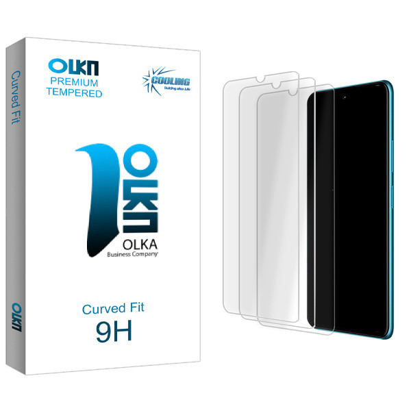 محافظ صفحه نمایش شیشه ای کولینگ مدل Olka Glass MIX3 مناسب برای گوشی موبایل سامسونگ Galaxy M21 بسته سه عددی