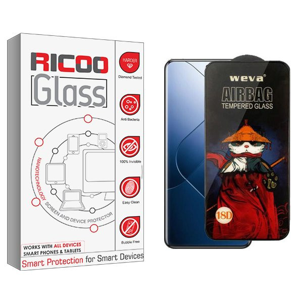 محافظ صفحه نمایش ریکو مدل RiC2newpkg Airbag مناسب برای گوشی موبایل شیائومی Redmi 14T Pro