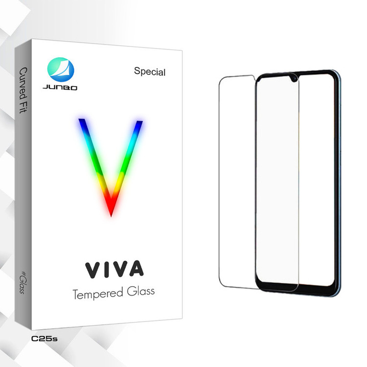 محافظ صفحه نمایش شیشه ای جانبو مدل Viva Glass مناسب برای گوشی موبایل ریلمی C25s