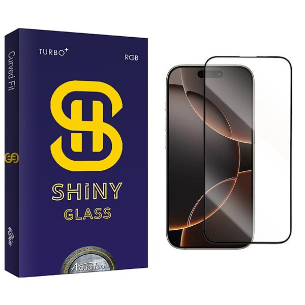 محافظ صفحه نمایش آتوچبو مدل Shinynewpkg مناسب برای گوشی موبایل اپل iPhone 16 Pro