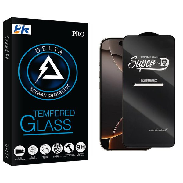 محافظ صفحه نمایش پی کی مدل Delta2 SuperD مناسب برای گوشی موبایل اپل iPhone 16 Pro Max