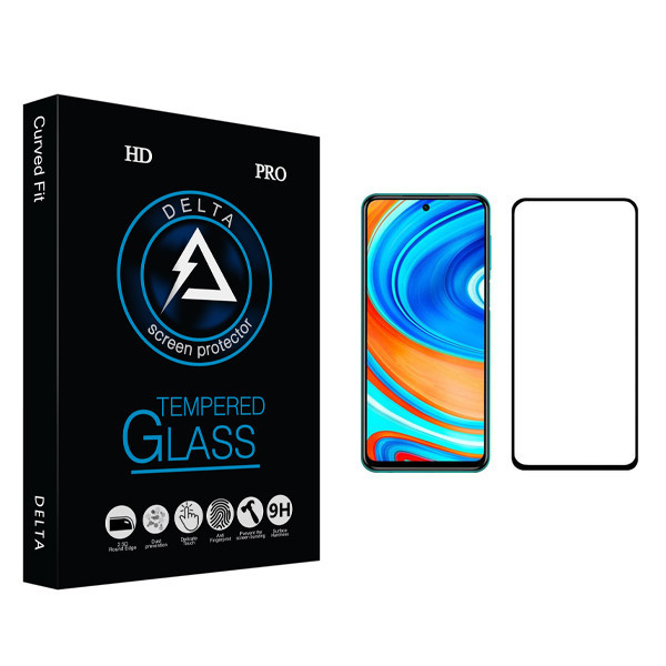 محافظ صفحه نمایش دلتا مدل Fit مناسب برای گوشی موبایل شیائومی Redmi Note 9 Pro