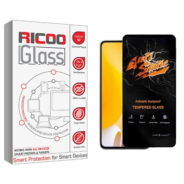 محافظ صفحه نمایش ریکو مدل RiC2 Antistatic مناسب برای گوشی موبایل شیائومی 12 Lite