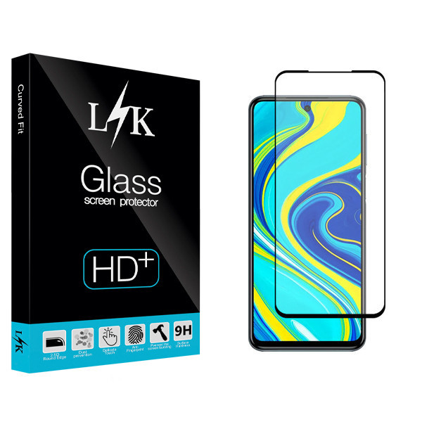 محافظ صفحه نمایش سرامیکی ال کی مدل Hard glass مناسب برای گوشی موبایل شیائومی Redmi Note 9S