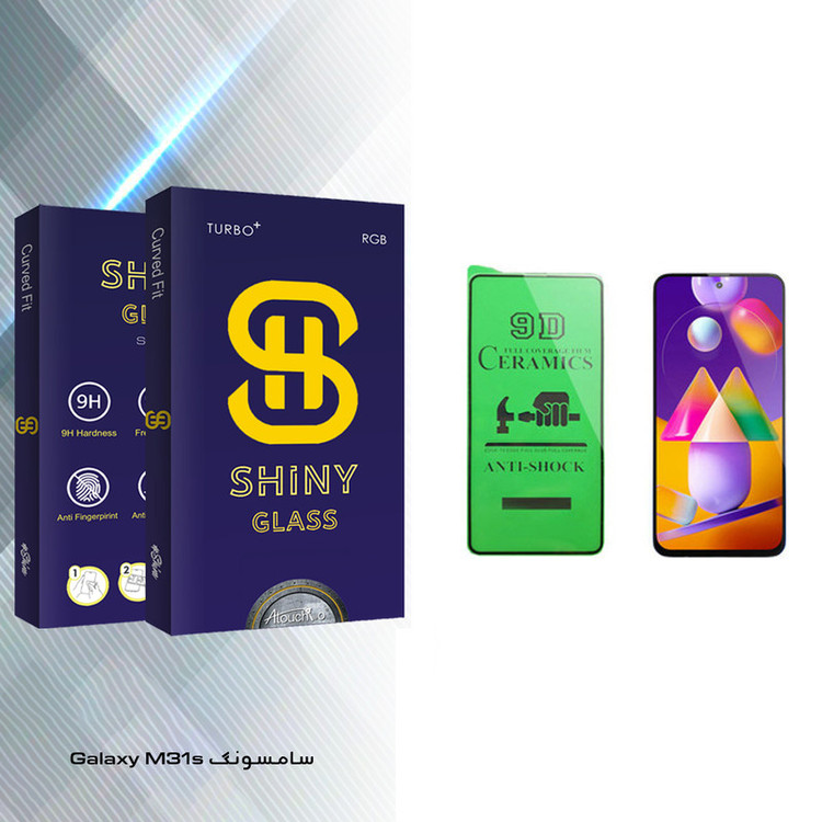 محافظ صفحه نمایش سرامیکی آتوچبو مدل Shiny Glass مناسب برای گوشی موبایل سامسونگ Galaxy M31s