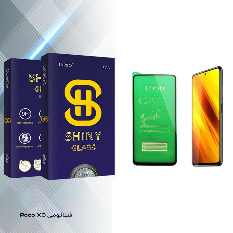 محافظ صفحه نمایش سرامیکی آتوچبو مدل Shiny Glass مناسب برای گوشی موبایل شیائومی Poco X3