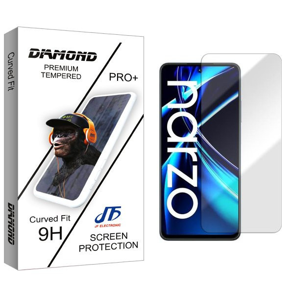 محافظ صفحه نمایش جی اف مدل Diamond مناسب برای گوشی موبایل ریلمی Narzo N55