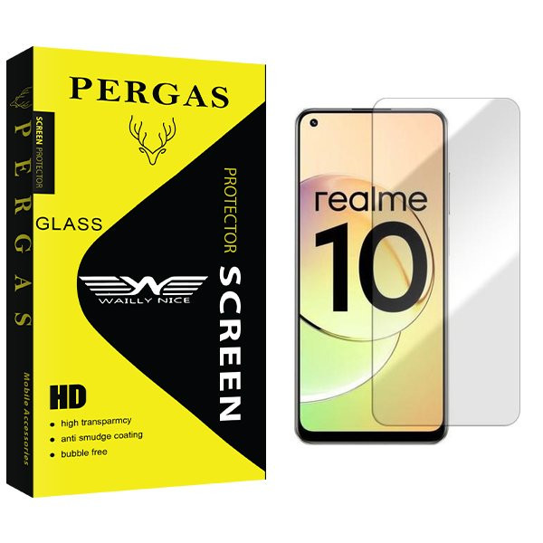 محافظ صفحه نمایش وایلی نایس مدل Pergas مناسب برای گوشی موبایل ریلمی 10 4G