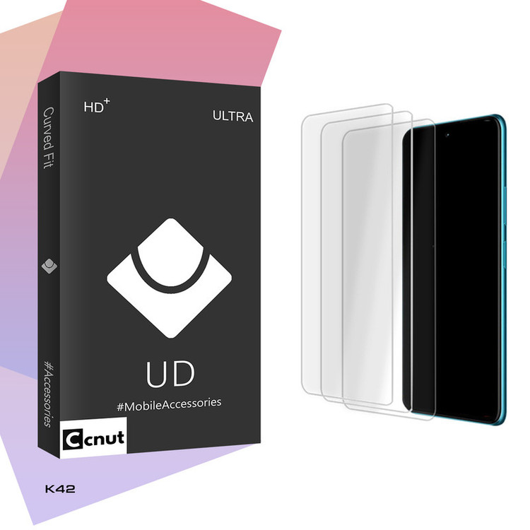 محافظ صفحه نمایش شیشه ای کوکونات مدل UDB Ultra MIX مناسب برای گوشی موبایل ال جی K42 بسته سه عددی
