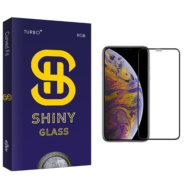 محافظ صفحه نمایش آتوچبو مدل Shiny Glass مناسب برای گوشی موبایل اپل Iphone X/Xs