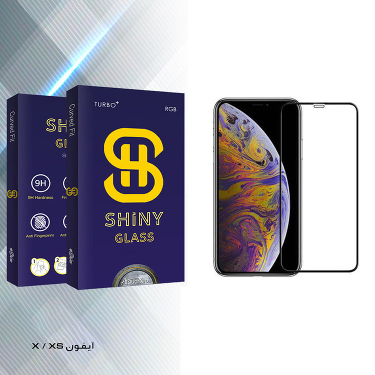 محافظ صفحه نمایش آتوچبو مدل Shiny Glass مناسب برای گوشی موبایل اپل Iphone X/Xs