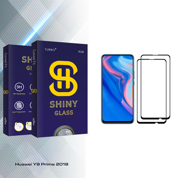 محافظ صفحه نمایش آتوچبو مدل Shiny Glass مناسب برای گوشی موبایل هوآوی Y9 Prime 2019 بسته دو عددی