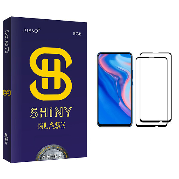 محافظ صفحه نمایش آتوچبو مدل Shiny Glass مناسب برای گوشی موبایل هوآوی Y9 Prime 2019 بسته دو عددی