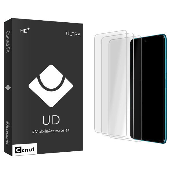 محافظ صفحه نمایش شیشه ای کوکونات مدل UDB UltraMIX3 مناسب برای گوشی موبایل سامسونگ Galaxy S20 FE 4G بسته سه عددی
