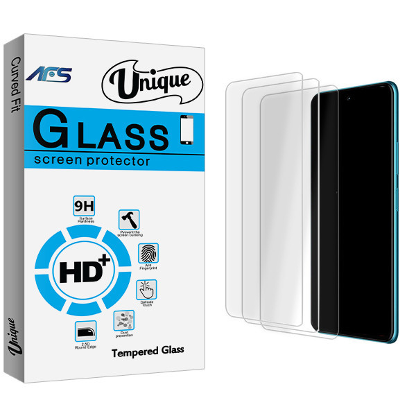 محافظ صفحه نمایش شیشه ای ای اف اس مدل Unique GlassMIX3 مناسب برای گوشی موبایل سامسونگ Galaxy S20 FE 5G بسته سه عددی