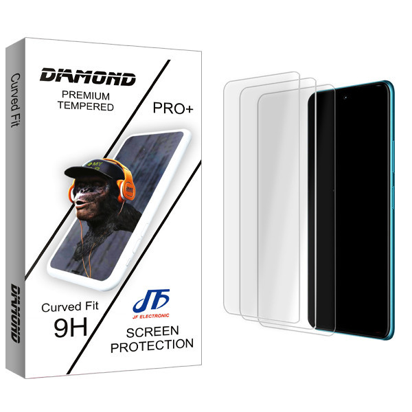 محافظ صفحه نمایش شیشه ای جی اف مدل Diamond GlassMIX3 مناسب برای گوشی موبایل سامسونگ Galaxy S20 FE 4G \ 5G بسته سه عددی