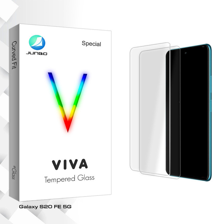 محافظ صفحه نمایش شیشه ای جانبو مدل Viva GlassMIX مناسب برای گوشی موبایل سامسونگ Galaxy S20 FE 5G بسته دو عددی