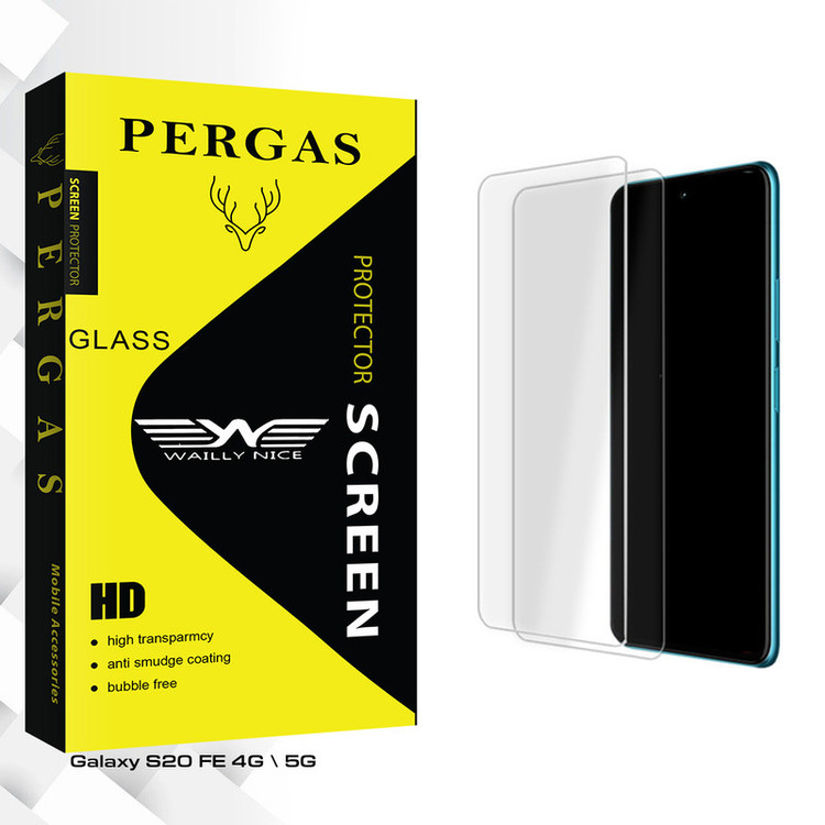 محافظ صفحه نمایش شیشه ای وایلی نایس مدل Pergas GlassMIX مناسب برای گوشی موبایل سامسونگ Galaxy S20 FE 4G \ 5G بسته دو عددی