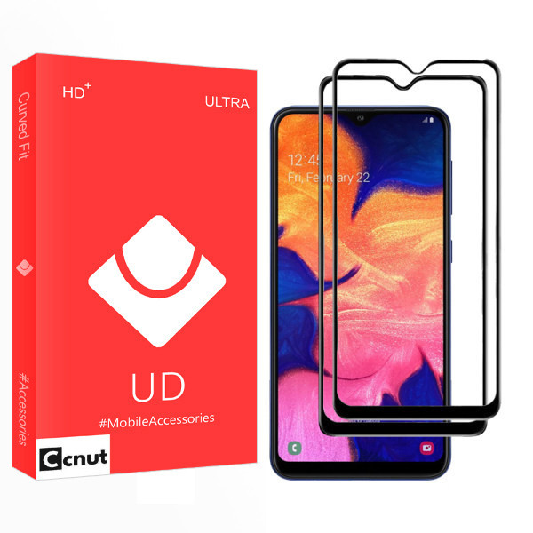 محافظ صفحه نمایش کوکونات مدل UD Glass مناسب برای گوشی موبایل سامسونگ Galaxy A20 بسته دو عددی