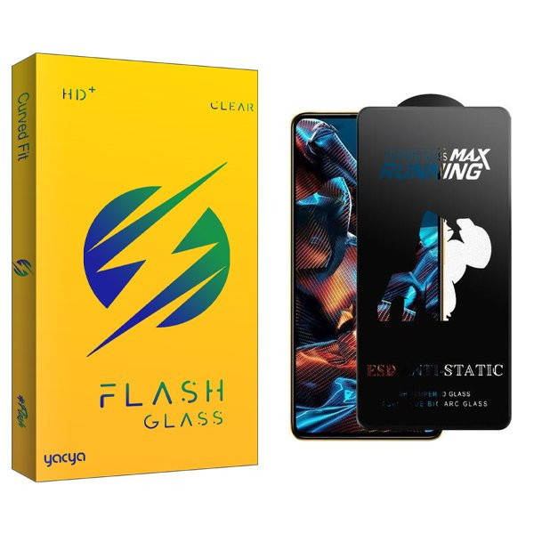 محافظ صفحه نمایش یاکیا مدل Ycanewpkg Running Max مناسب برای گوشی موبایل شیائومی Poco X4 Pro