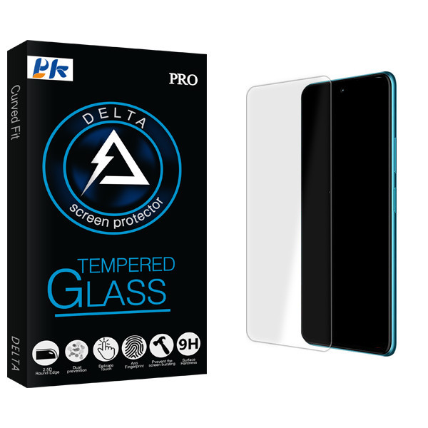 محافظ صفحه نمایش شیشه ای پی کی مدل Delta Glass مناسب برای گوشی موبایل ریلمی 7