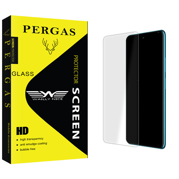 محافظ صفحه نمایش شیشه ای وایلی نایس مدل Pergas Glass مناسب برای گوشی موبایل ریلمی 7