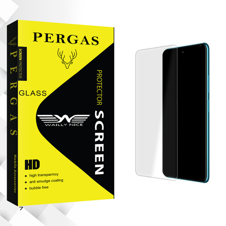 محافظ صفحه نمایش شیشه ای وایلی نایس مدل Pergas Glass مناسب برای گوشی موبایل ریلمی 7
