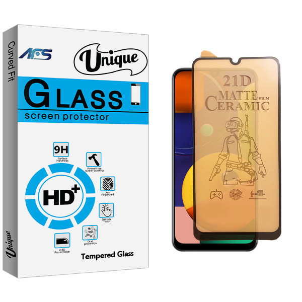محافظ صفحه نمایش سرامیکی مات ای اف اس مدل Unique Pro مناسب برای گوشی موبایل سامسونگ Galaxy A32 4G / Galaxy A31 / Galaxy A20