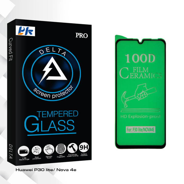 محافظ صفحه نمایش پی کی مدل Delta Glass مناسب برای گوشی موبایل هوآوی P30 lite/ Nova 4e