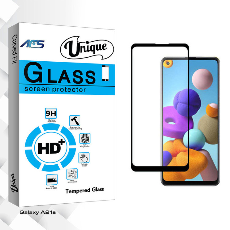 محافظ صفحه نمایش ای اف اس مدل Unique Glass مناسب برای گوشی موبایل سامسونگ Galaxy A21s