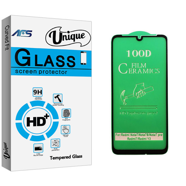محافظ صفحه نمایش سرامیکی ای اف اس مدل Unique Glass مناسب برای گوشی موبایل شیائومی Redmi 7