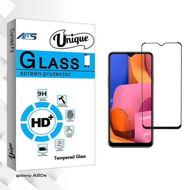 محافظ صفحه نمایش ای اف اس مدل Unique Glass مناسب برای گوشی موبایل سامسونگ galaxy A20s