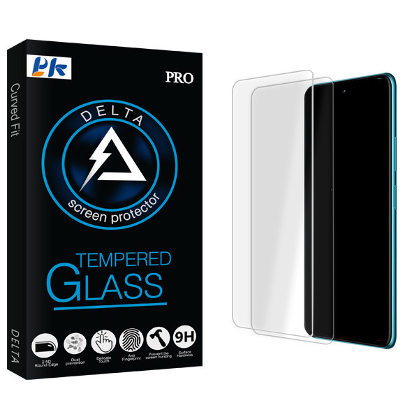 محافظ صفحه نمایش شیشه ای پی کی مدل Delta Glass MIX2 مناسب برای گوشی موبایل سامسونگ Galaxy M51 بسته دو عددی